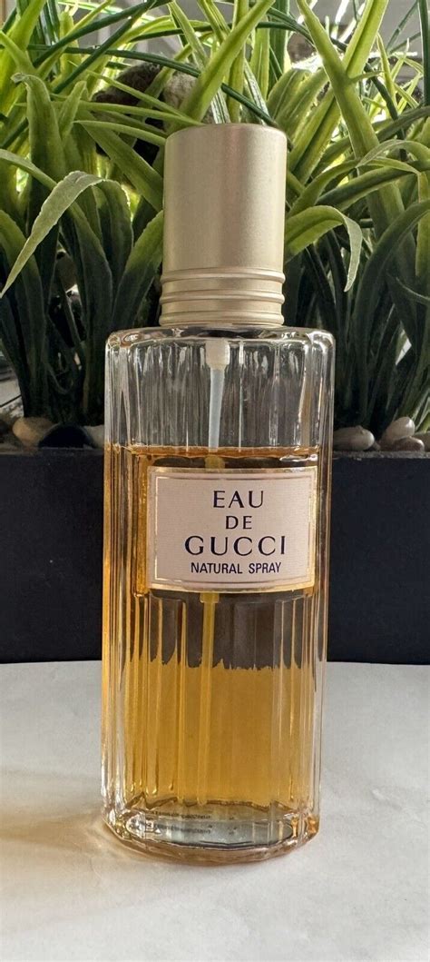 eau de gucci natural spray|Gucci fragrances by year.